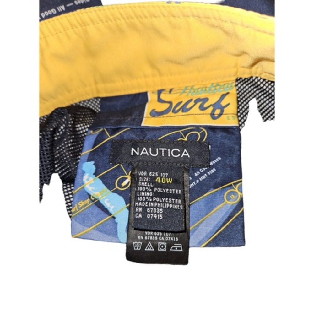 Nautica Men's‎ Multicolor Swim Shorts Sz 40 - Picture 3 of 4